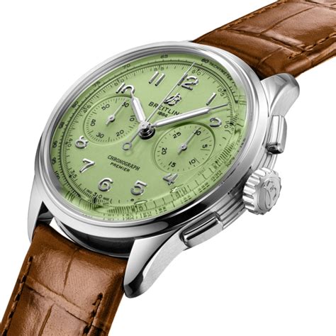 breitling premier heritage b09 chronograph 40|breitling green dial.